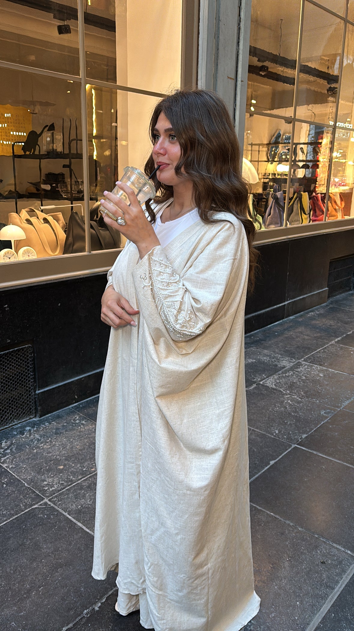 Dana Linen Abaya