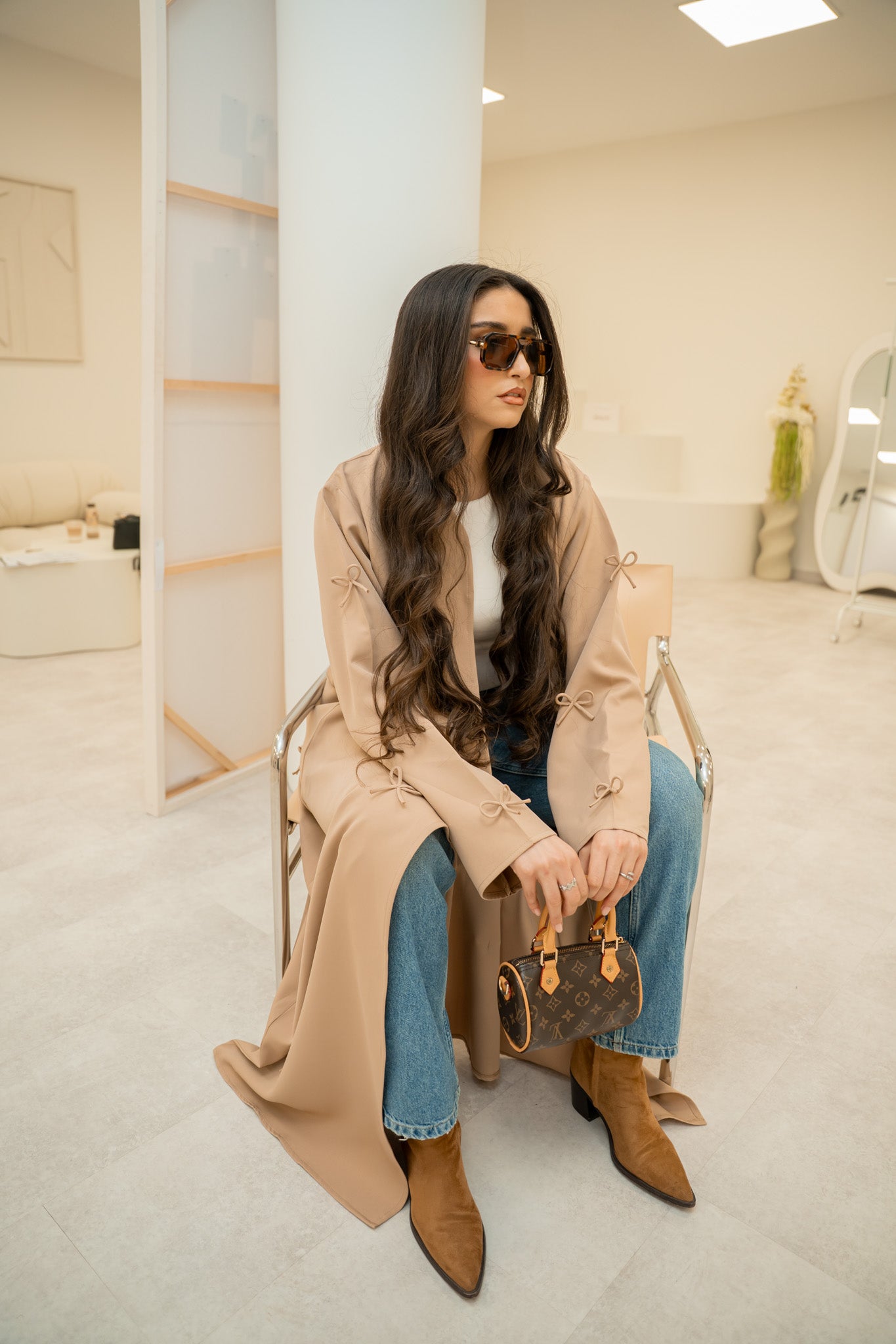 Bowtiful Machiatto Abaya