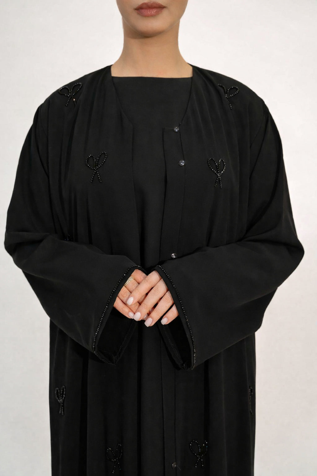 Bow Sparkle Set Abaya