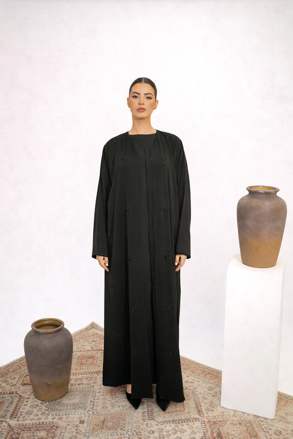 Bow Sparkle Set Abaya